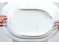 English Copeland Footed Meat Serving Platter