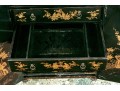 Ornate Chinese Export Lacquered Jewelry Cabinet