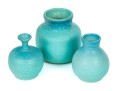 Collection Of Three Van Briggle Ceramic Glazed Vases