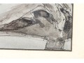 Signed Watercolor Of Reclining Woman