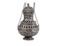Spanish Santiago De Compostela Silver Souvenir Incense Burner, 1.535 Ozt.