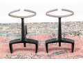 Pair Of Bennett Iron And Steel Andirons