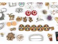 Large Collection Vintage Costume Jewelry