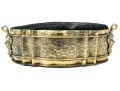 Antique Twin-Handled Brass Jardiniere