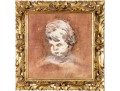 Signed Painting On Board, Portrait Bust Of A Child