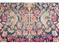 Antique Hand-knotted Accent Carpet, 4'-7