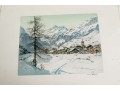 Hans Figura (Austrian, 1898-1978) Folio Of 15 Signed Aquatints And Prints On Silk