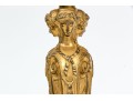 Louis XVI Style Gilt Bronze Figural Vestal Virgins Candlesticks