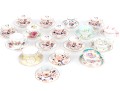 Seventeen Vintage Teacups And Saucers