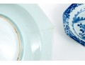 Four Chinese Export Blue And White Porcelain Bowls And Plates