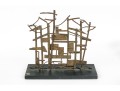 Priscilla Pattison (American, 1919-2013) Brutalist Sculpture On Base
