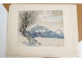 Hans Figura (Austrian, 1898-1978) Folio Of 15 Signed Aquatints And Prints On Silk