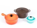 Group Of Three Vintage Le Creuset Lidded Cooking Wares