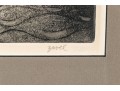 Zavel Silber (Latvian-American, 1910-1978) Signed Ltd Ed Etching, Surrealist Bull And Woman