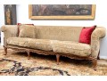 Antique Down Filled Louis XV Style Long Sofa