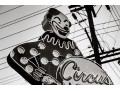 Large Photographic Print, Circus Liquor Sign
