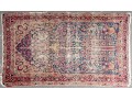Antique Hand-knotted Accent Carpet, 4'-7