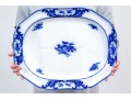 English Copeland Footed Meat Serving Platter