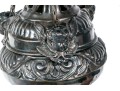 Semi-Antique Silver Plated Hanging Incense Burner