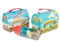 Two Vintage Lunch Boxes And Thermos