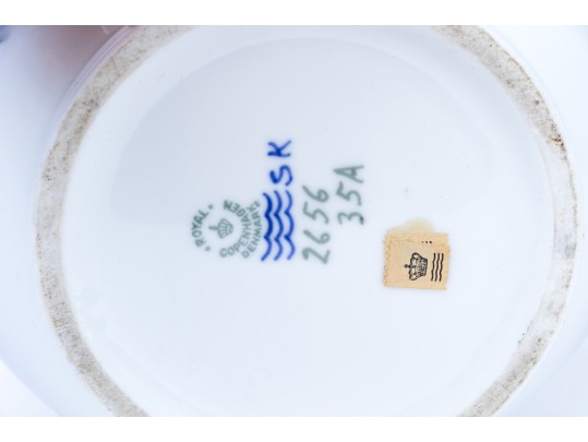 Collection Of Four Royal Copenhagen Asian Inspired Porcelain Vases