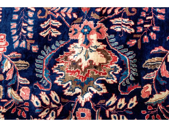 Persian Silky Wool Sarouk Carpet, 12'-2