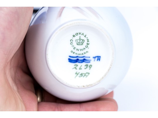 Collection Of Four Royal Copenhagen Asian Inspired Porcelain Vases