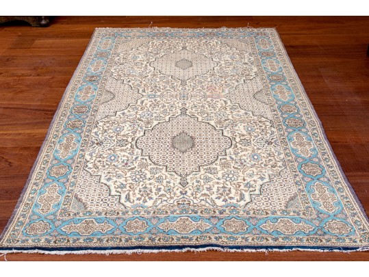 Antique Hand-knotted Wool Carpet, 9'-5 1/2