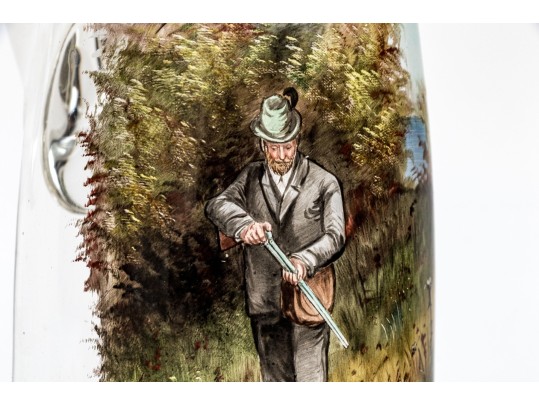 Fantastic Set With Water Pitcher And Pair Of Footed Water Glasses