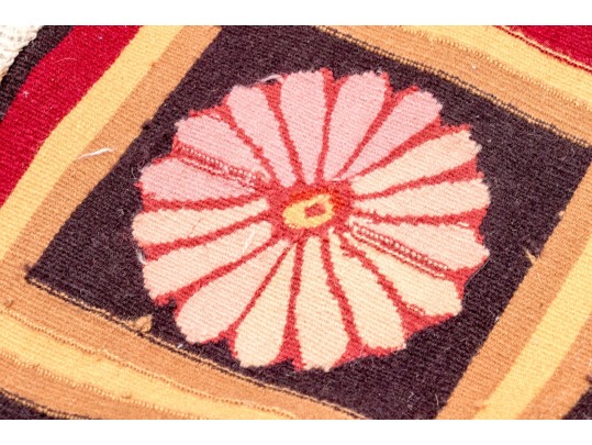 Needlepoint Wool Carpet, 9'-10 1/2