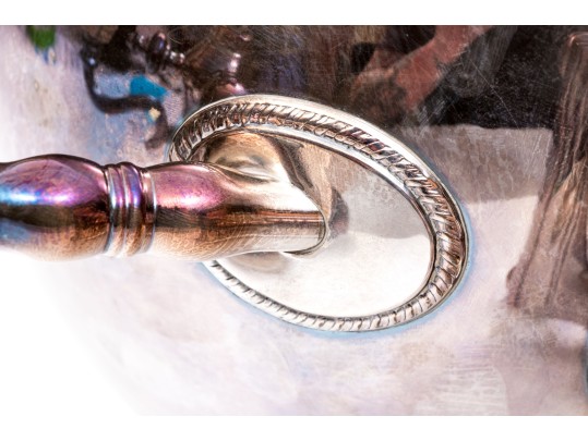 Antique Silver Plated Lidded Hot Water Urn