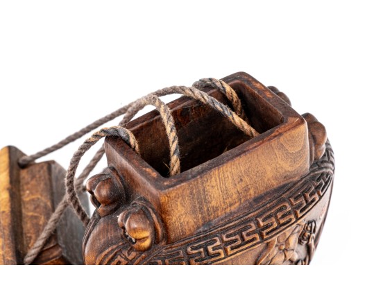 Japanese Inro And Mesoamerican Carved Pipe