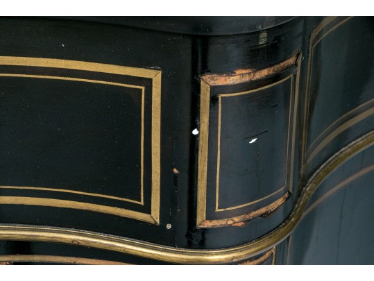 Edwards & Roberts Napoleon III Style Marble Top Commode