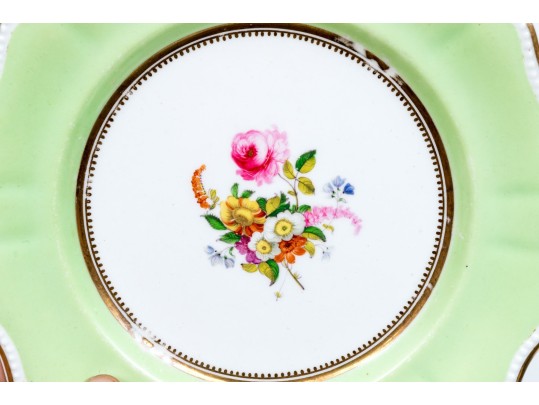 Antique Set Of Eighteen Paris Porcelain Plates