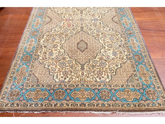 Antique Hand-knotted Wool Carpet, 9'-5 1/2