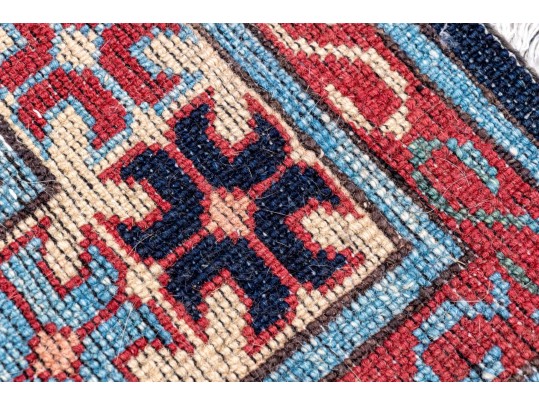 Hand-knotted Caucasian Karagashli Wool Accent Carpet, 5'-3 1/2