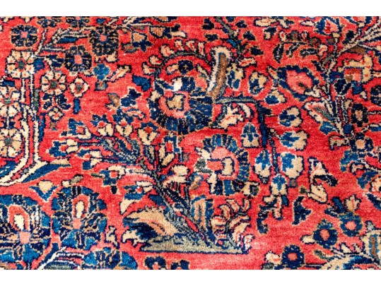 Persian Hand-Knotted Wool Persian Sarouk, Ca. 1940's, 6'-5