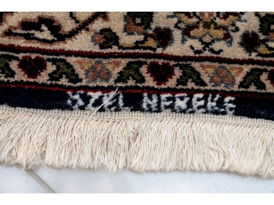 Hand-Knotted Wool Signed 