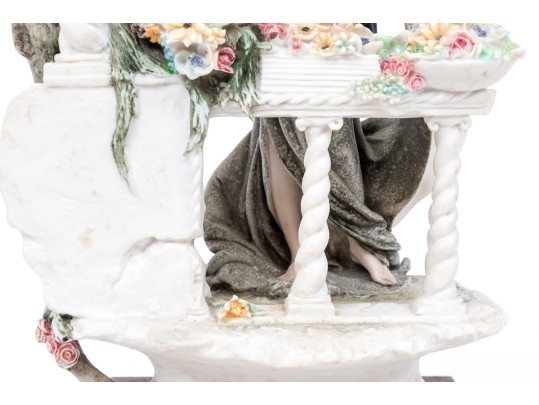 G. Armani Hand-decorated Ceramic Figural Sculpture