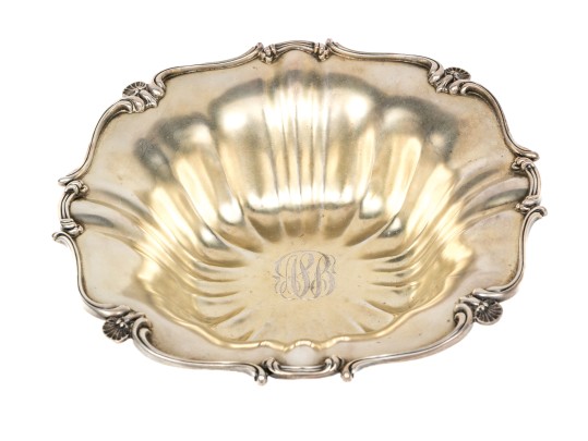 Antique Frank M. Whiting Sterling Silver Vermeil Lobed Bowl, 14.460 Troy Ozs.