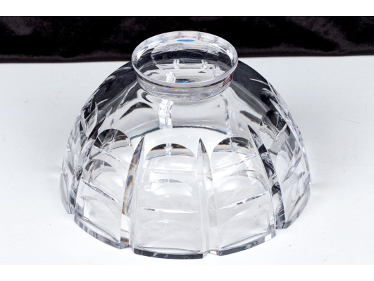 Orrefors Crystal Footed Center Bowl