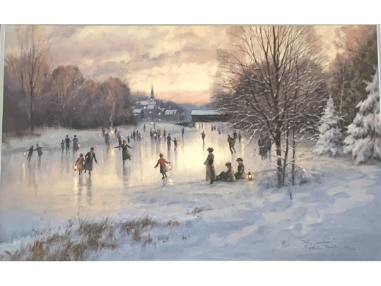 Paul Landry (Canadian/Am 1931-2018) Framed Signed Limited Edition Print 