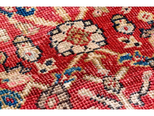 Persian Semi-antique Hand-Knotted Wool Runner, 11'-7