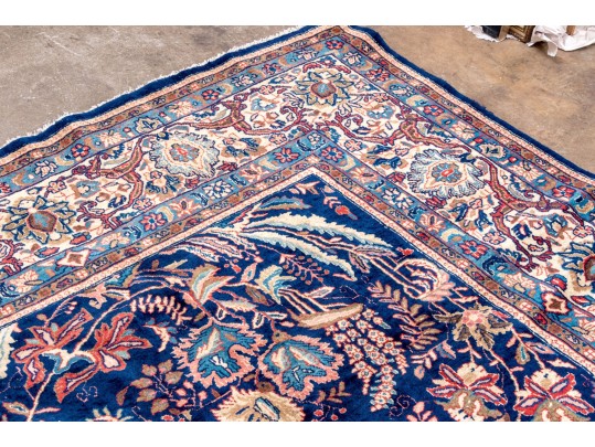 Persian Silky Wool Sarouk Carpet, 12'-2