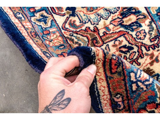 Persian Silky Wool Sarouk Carpet, 12'-2