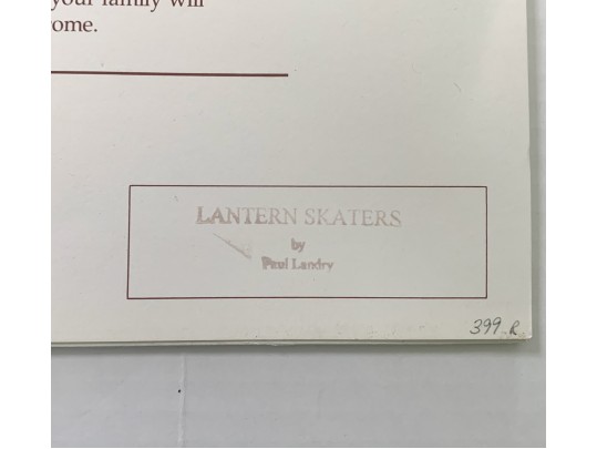 Paul Landry (Canadian/Am 1931-2018) Framed Signed Limited Edition Print 