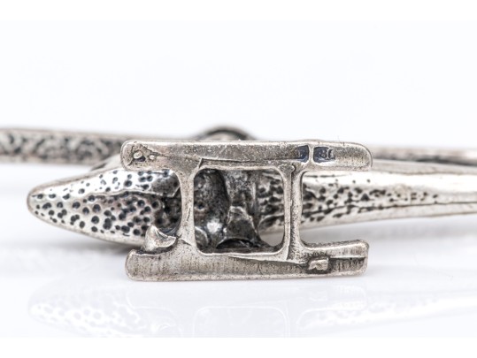 Group Of Five Tiny Sterling And 800 Silver Items