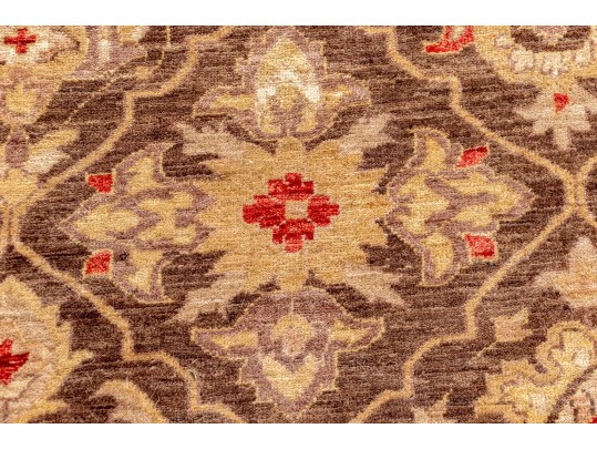 Hand-knotted Peshawa Style Carpet, 16'-1/2