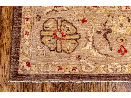 Hand-knotted Peshawa Style Carpet, 16'-1/2