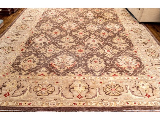 Hand-knotted Peshawa Style Carpet, 16'-1/2